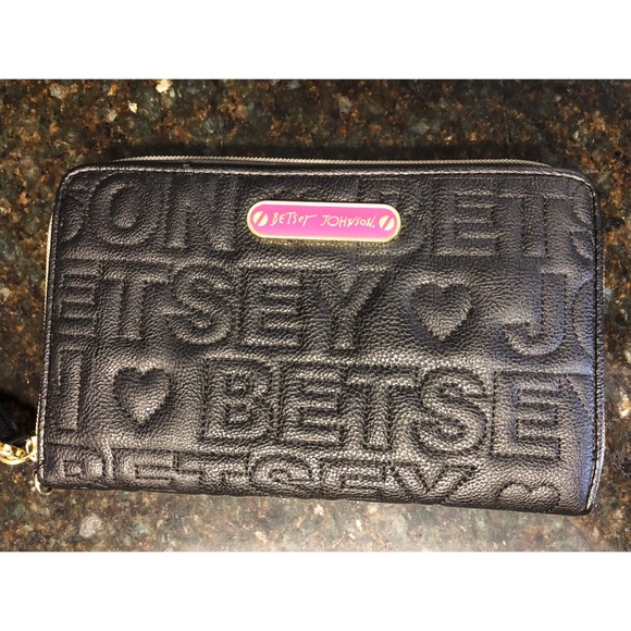 Betsey Johnson Logo Patterned Wallet/Cardholder - Picture 2 of 6